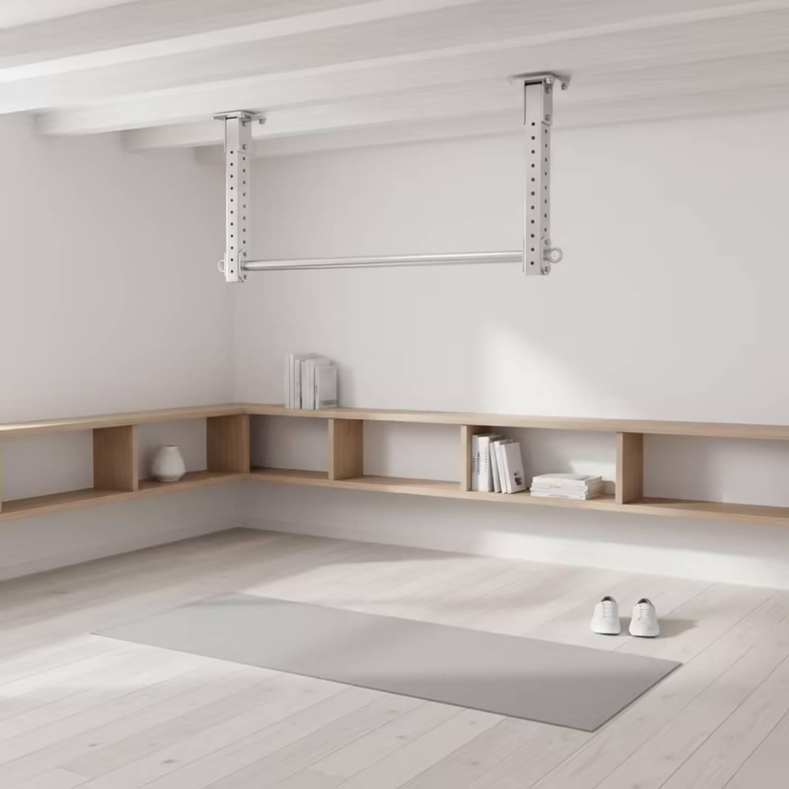 Pull Up Bar Grip - Multifunction Adjustable Ceiling Pull Up Bar