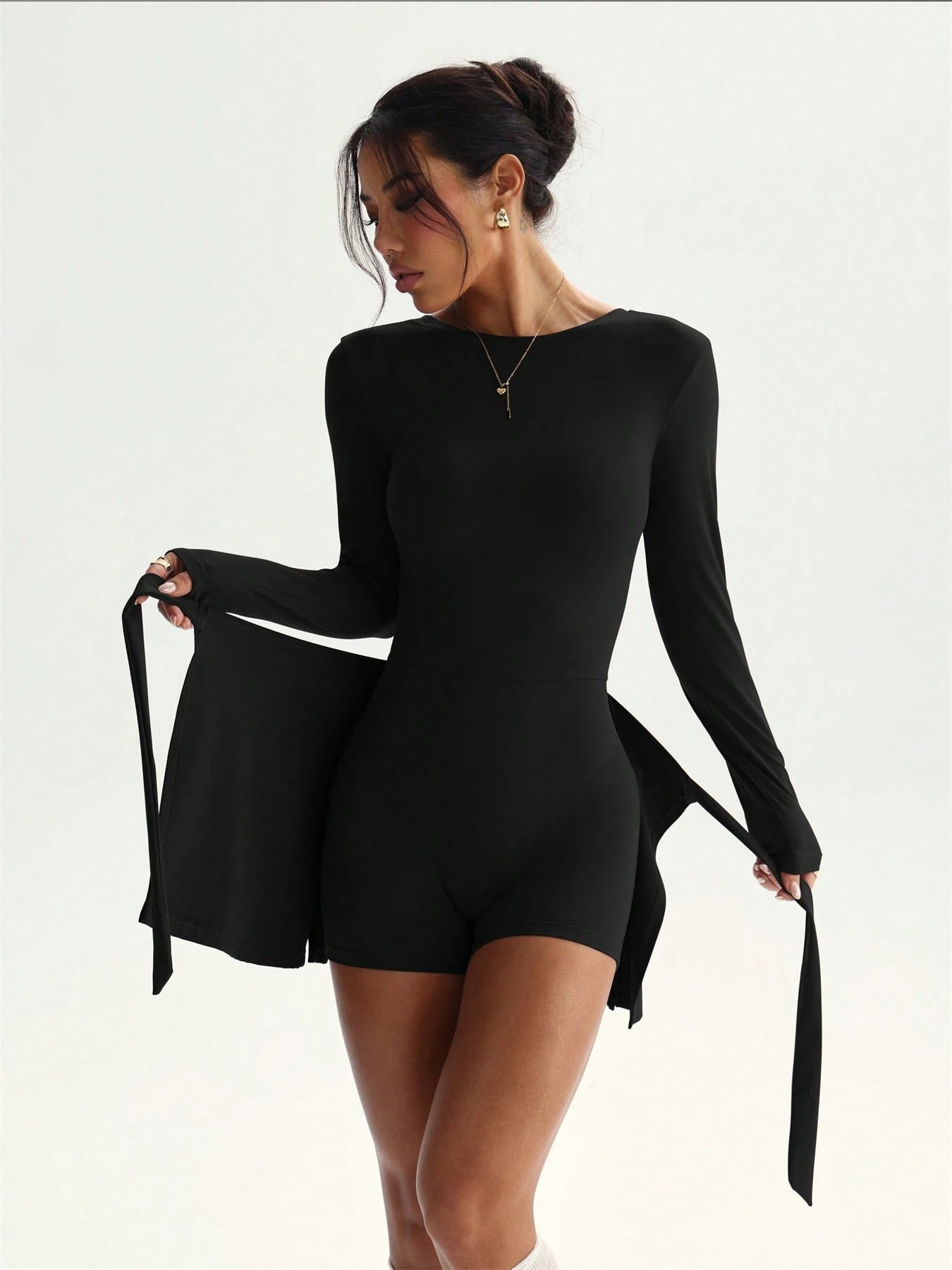 Solid Color Long Sleeved Slim  - Crossfit Yoga review and price