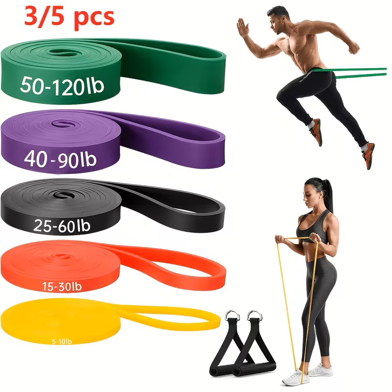 3/5pcs Pull Up Bands, Resistan - Pull Up Assist Band review and price