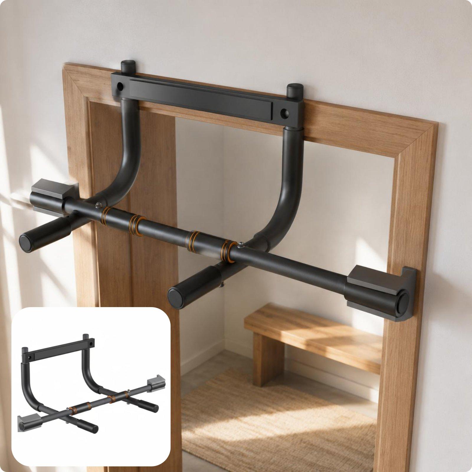 Doorway Pull up Bar No Exercis - Pull Up Bar Grip review and price