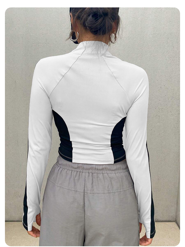Yoga Clothes Stand Up Collar J - Crossfit Yoga review and price