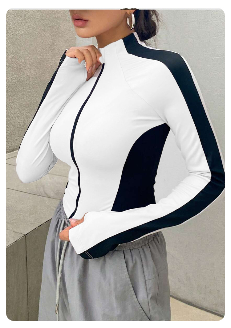 Yoga Clothes Stand Up Collar J - Crossfit Yoga review and price