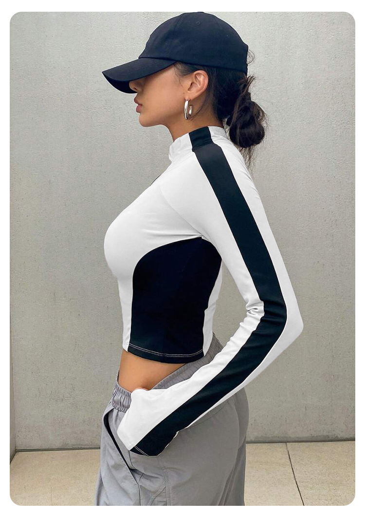 Yoga Clothes Stand Up Collar J - Crossfit Yoga review and price