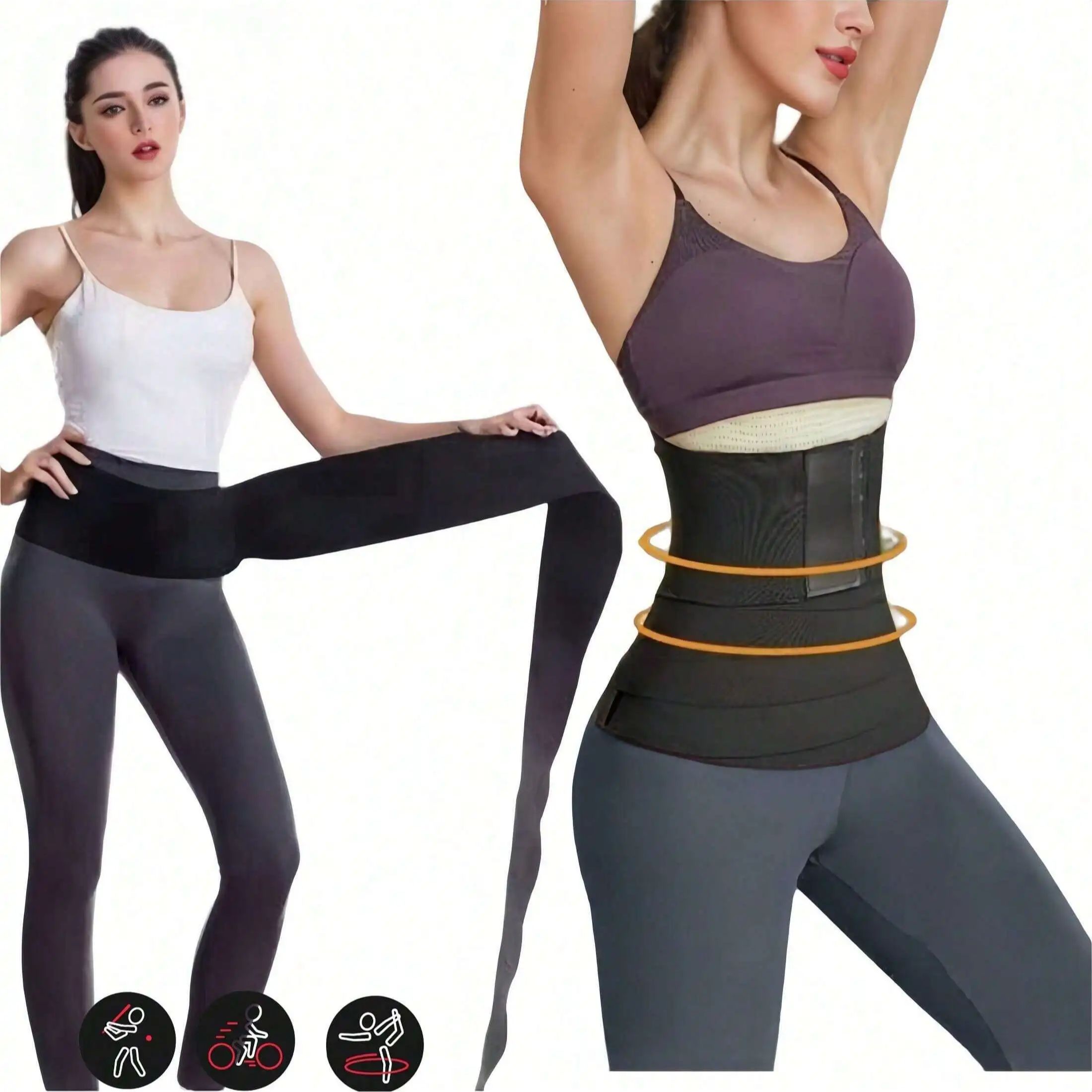 Women Waist Bandage Wrap Trimm - Pull Up Assist Band review and price