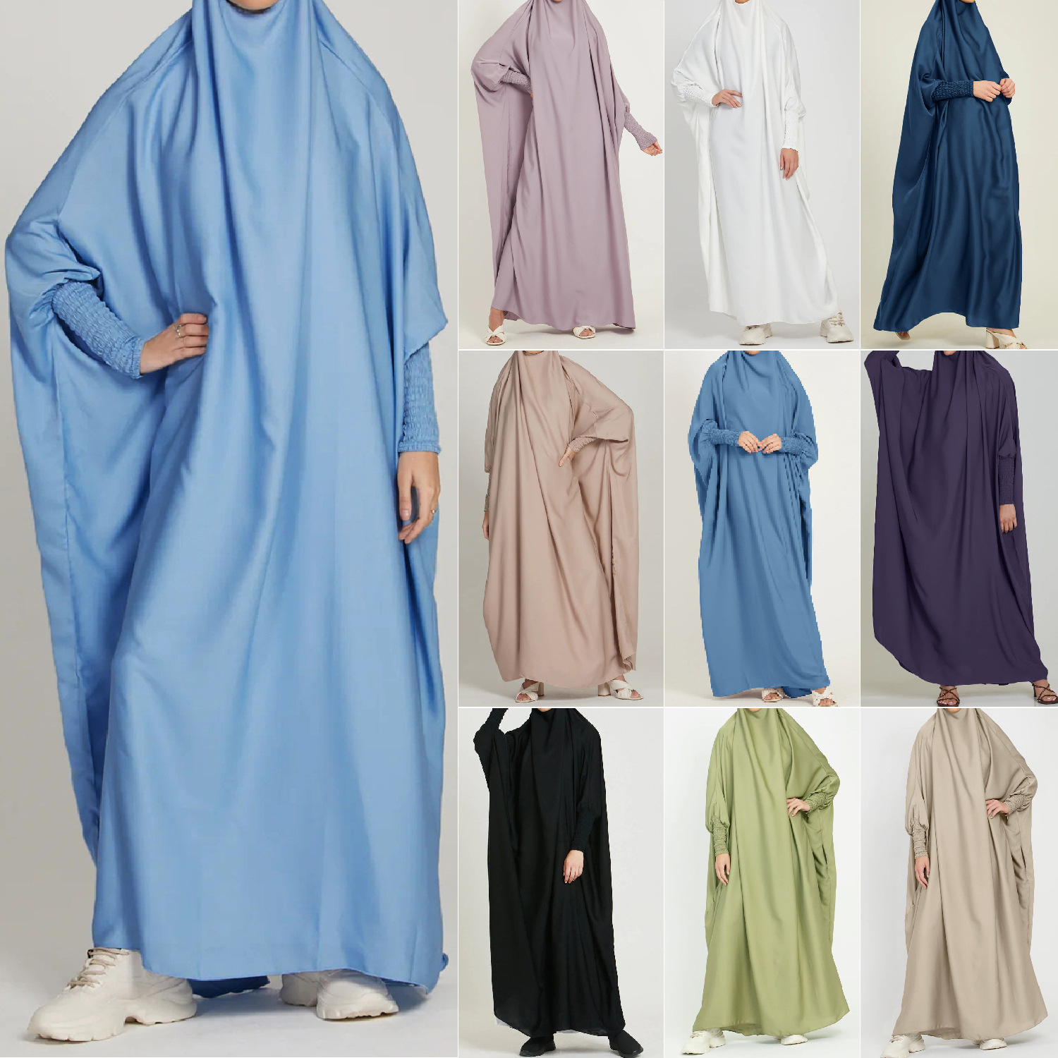 Solid Color Robe Dress Long Dr - Crossfit Indonesia review and price