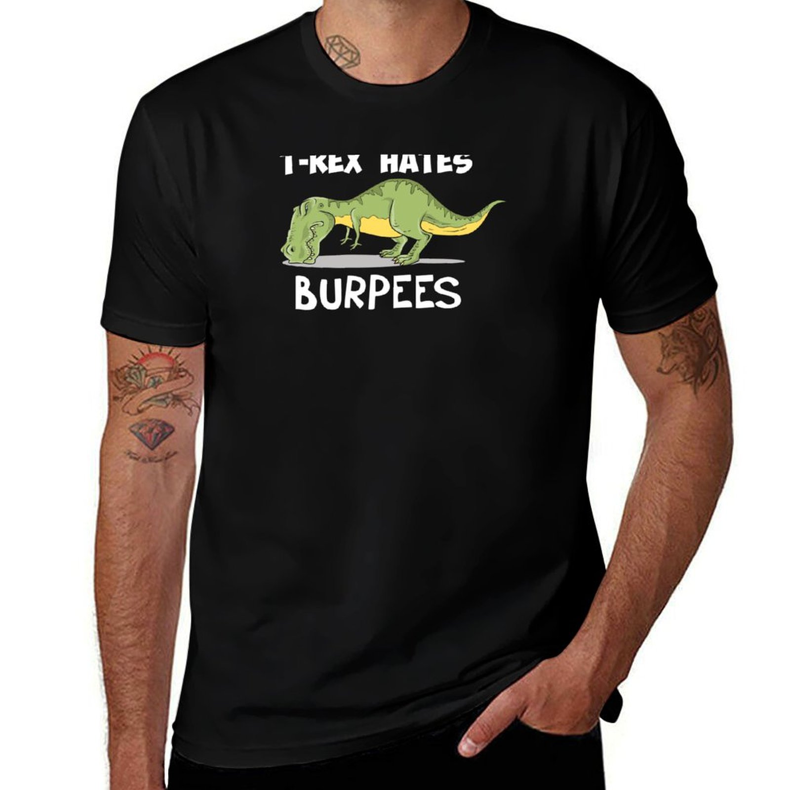 T-Rex Hates Burpees T-Shirt Su - Crossfit Mayhem review and price